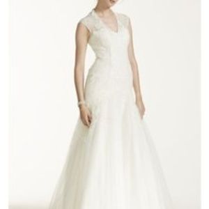 Melissa Sweet Cap Sleeve Wedding Dress